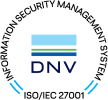 DNV ISO 27001:2022 Certification Logo - CodeMax is ISO 27001:2022 certified by DNV