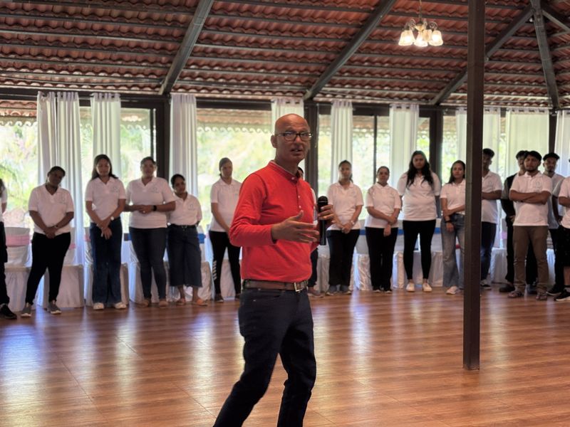 CodeMax team recognizing employee achievement