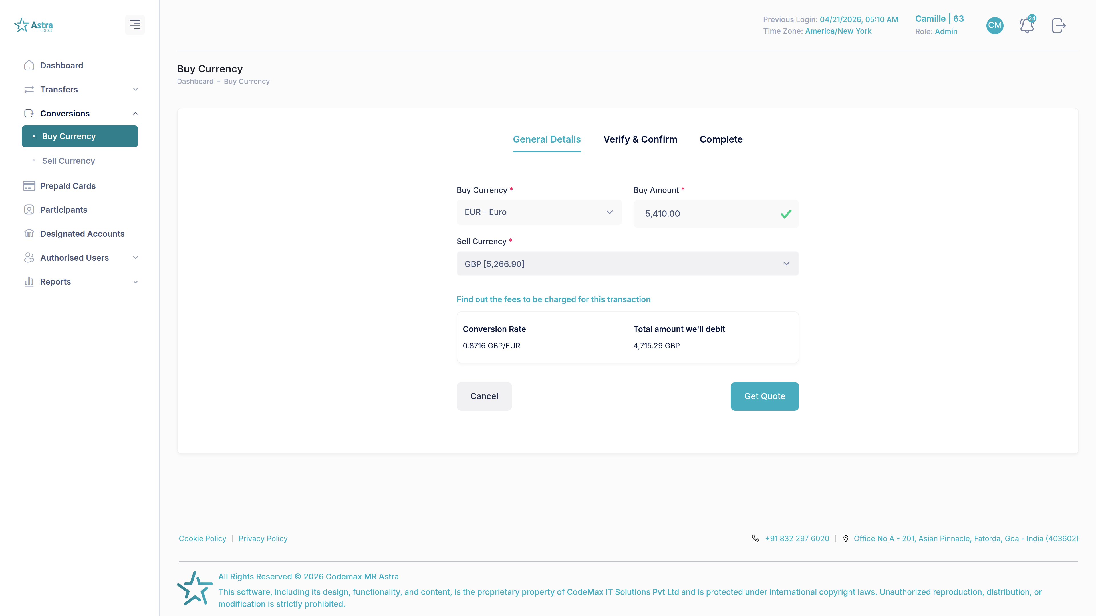 Astra Client Conversion Buy