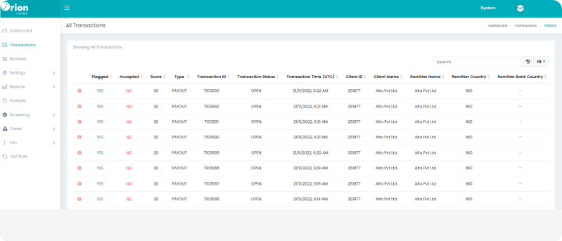 Orion Alert Management